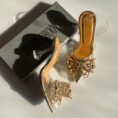 Black Wings Transparent Heels for Women – Stylish Ladies Heels Online in Pakistan