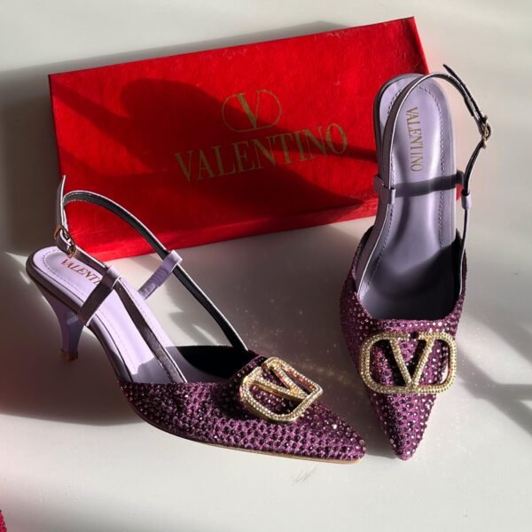 Black Crystal Slingback Heels for Women – Stylish Ladies Heels Online in Pakistan