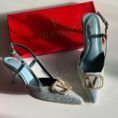 Black Crystal Slingback Heels for Women – Stylish Ladies Heels Online in Pakistan