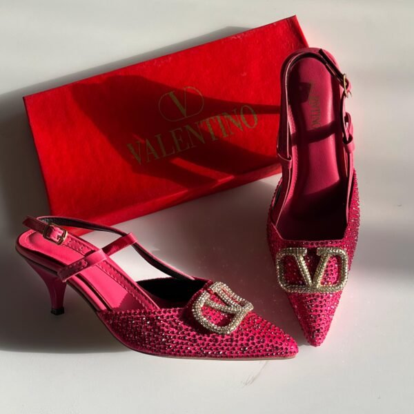 Black Crystal Slingback Heels for Women – Stylish Ladies Heels Online in Pakistan