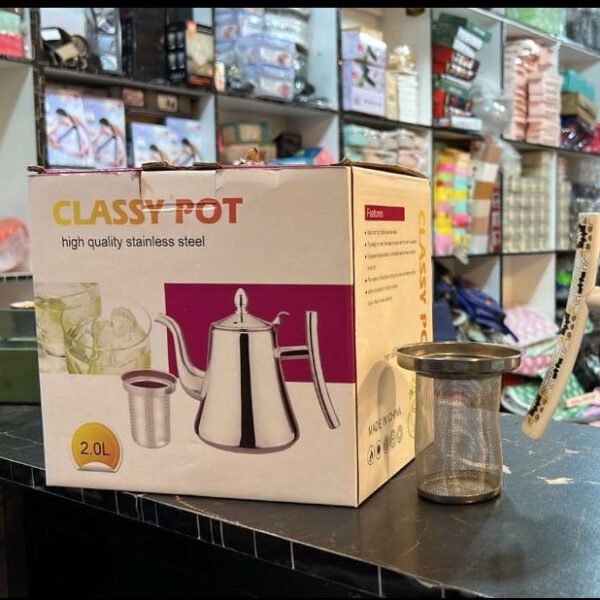 1L thick stainless Teapot - with Cash on Delivery