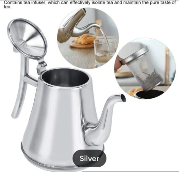 1L thick stainless Teapot - with Cash on Delivery