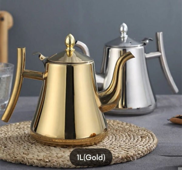 1L thick stainless Teapot - with Cash on Delivery