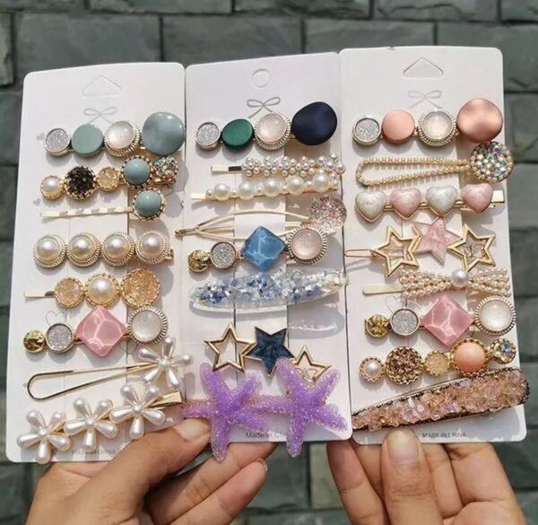 1set-korean-style-hair-clips-for-women-fashion-jewelry-hair-accessories-simulated-pearl-rhinestone-hairpins-metal-barrettes-nicle-1-1 1Set Korean Style Hair Clips - Best Price in Pakistan