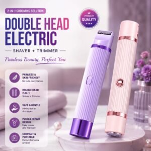 2 in 1 Dual Head Shaver Women, Rechargeable Bikini Trimmer