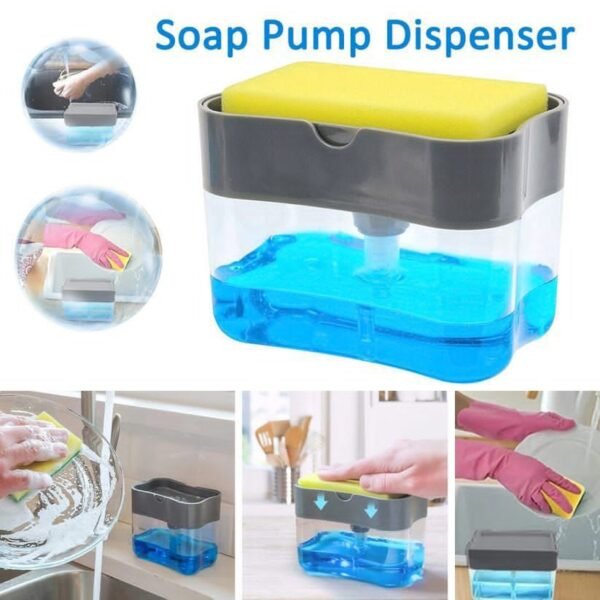 2 in 1 Soap Pump Dispenser For Kitchen Tool - High Quality