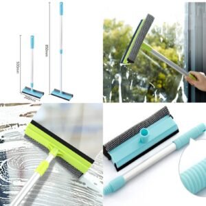 2 in 1 window cleaning adjustable long handle wiper - High Quality