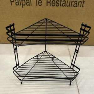 2 Tier Multipurpose Organizer for Kitchen & Bathroom (With screw hooks) - for Home Use