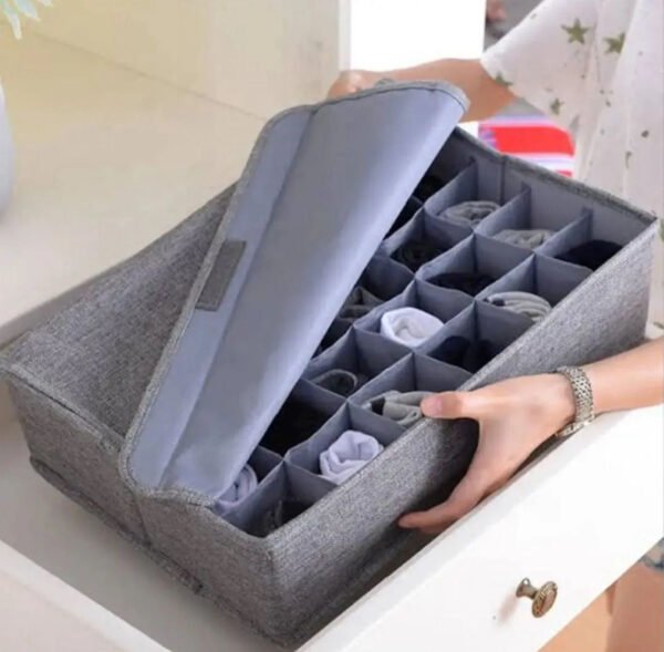 24 Grids Socks Organiser - with Cash on Delivery