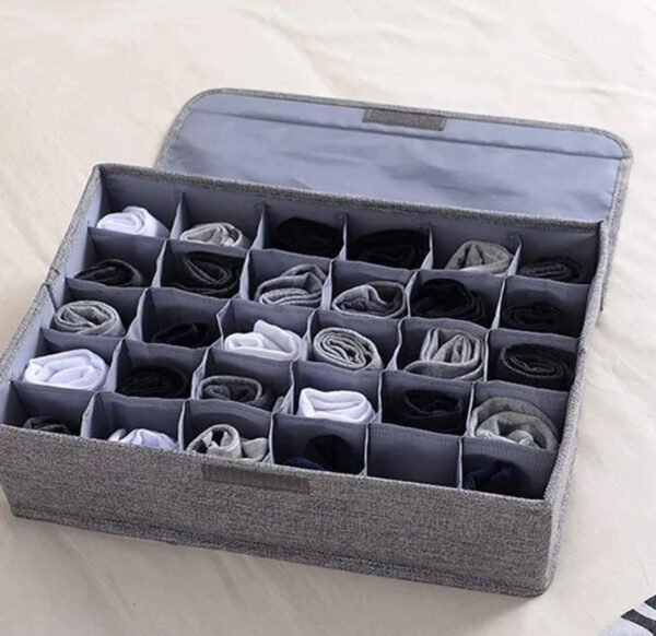 24 Grids Socks Organiser - with Cash on Delivery