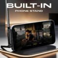 240W Quick Charging Cable with Invisible Holder 2 in 1 USB Cable Foldable Phone Stand