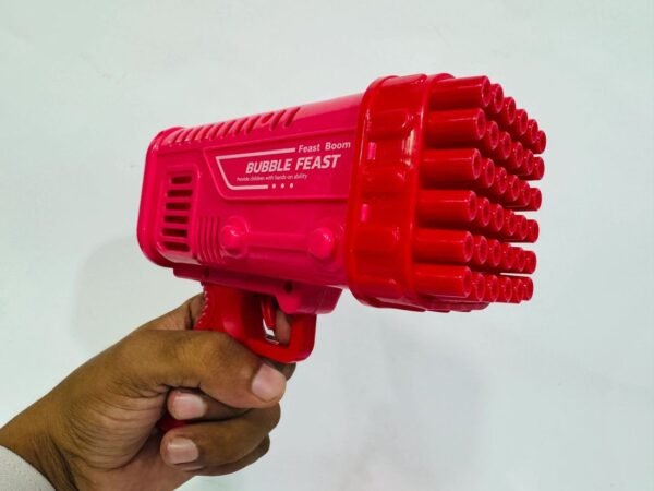 (2in1) 36 / 8 Hole Bazooka Bubble Water Gun (imported China) — photo 1 (Al-Atabah PK)
