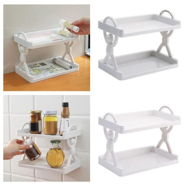 2L Plastic Multipurpose Self Adhesive Bathroom Shelf - Online in Pakistan