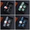 3 Cup Double-Layer Stainless Steel Vacuum Flask Set (Random Colors) (Discount on quantity) - Durable Design