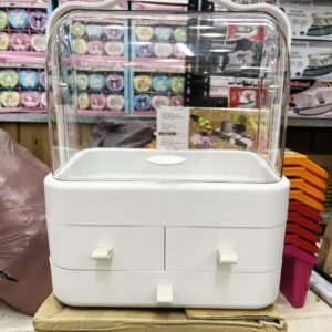 3 drawer double sided cosmetic organizer - High Quality