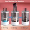 3-in-1 Rechargeable Makeup Brush Cleaner & Dryer Stand