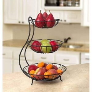 3 Tier Fruit Iron Basket - Best Price in Pakistan