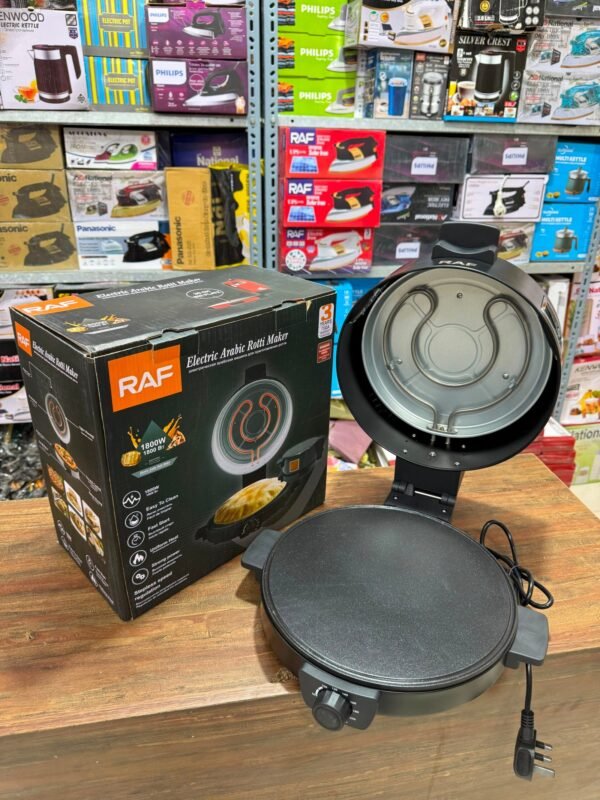 30CM Plate Non-Stick 1800W Rechargeable Arabic Roti Maker (Random Model) (One Year Warranty)