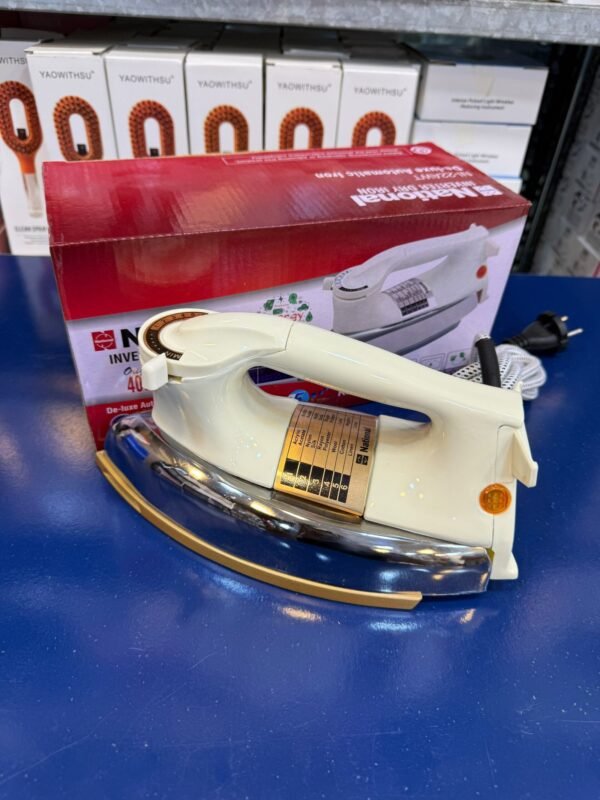 400W Inverter Dry Iron Heavy Weight - Solar Option Electric Iron