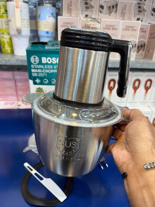 35-litre-3-speed-bosch-electric-meat-chopper-with-4-blades-1 3.5 Litre 3 Speed Rechargeable Meat Chopper with 4 Blades