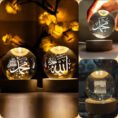 3D Ball Crystal Glass Light Table Lamp