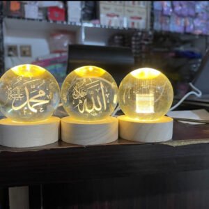 3D Ball Crystal Glass Light Table Lamp