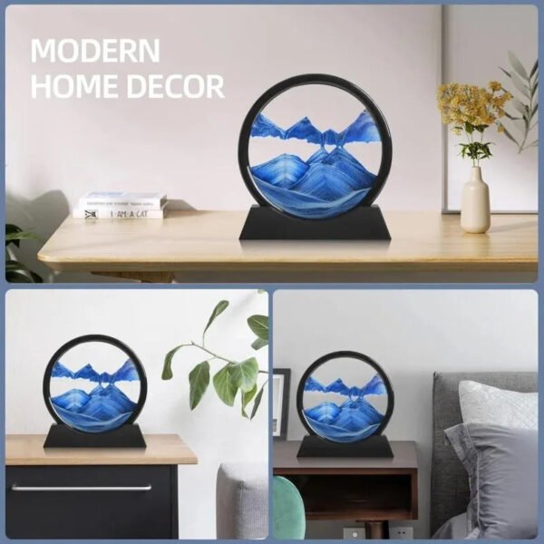 3D Hourglass Quicksand Moving Sand Art - Durable Design