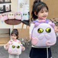 3D Kitty Glow Eyes Bag Random Colours - Best Price in Pakistan