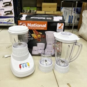 3in1 Blender / Grinder / Chopper with 2 Speeds + Pulse Function (2 Years Warranty Available ) (Random Model) - for Home