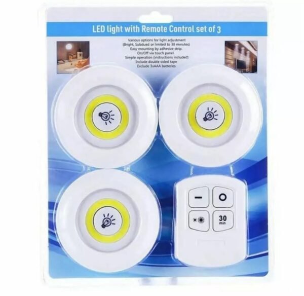 3Pcs Remote Light