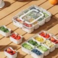 4 grid box with drainer with lid - Online in Pakistan