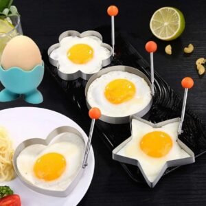 4 Pcs Egg Moulds / Pancake Shaper - Online in Pakistan