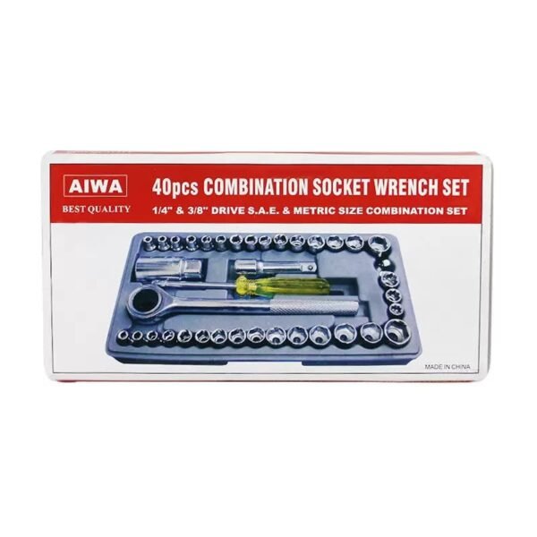 40-Piece Tool Set, Socket Wrench - High Quality