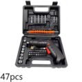 47-Piece Rechargeable Rechargeable Screwdriver Kit