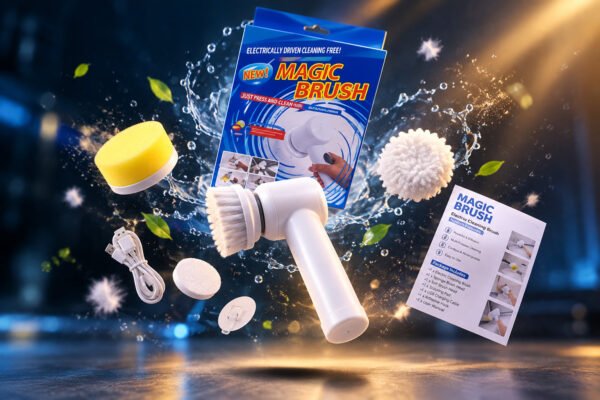 5-in-1 rechargeable rechargeable cleaning brush set