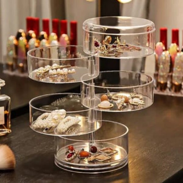 5 Layer Rotatable Jewelry Storage Box - High Quality