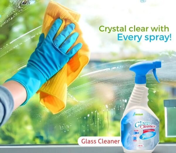 500ML Glass Cleaner - Durable Design