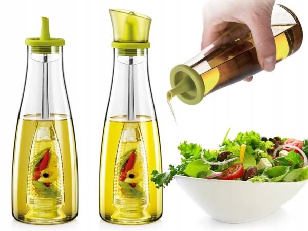 500ML Oil Bottle with infuser - with Cash on Delivery
