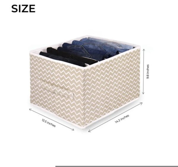 6 Grid Wardrobe Clothes Organizer - Durable Design