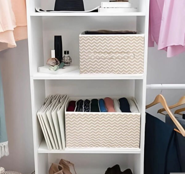 6 Grid Wardrobe Clothes Organizer - Durable Design