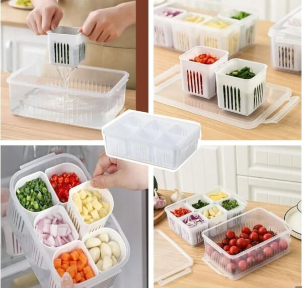 6-In-1 Kitchen Storage Box - High Quality