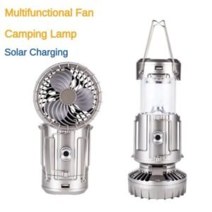 6 in 1 compact outdoor Light camping lantern with fan