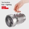 6 in 1 compact outdoor Light camping lantern with fan
