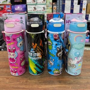 650ML Hyper Stainless Steel Water Bottle (Cold for 5hr) (Hot for 3hr) - Durable Design