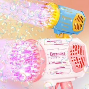 69 Holes Cell Operated Big Size Bazooka Bubble Gun — photo 1 (Al-Atabah PK)