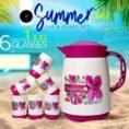 6pcs Glass and 1pcs Jug Set with Box Packing - with Cash on Delivery