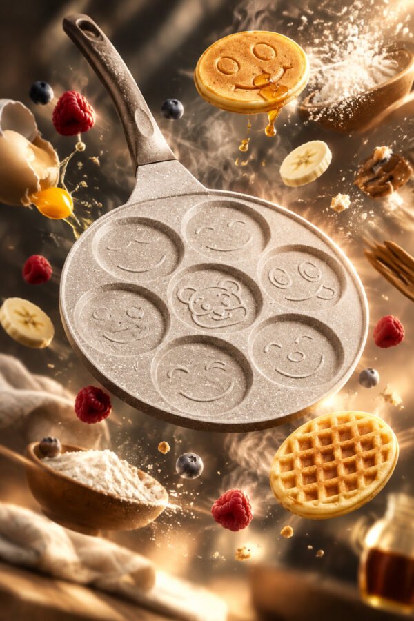 7 postion fry pan - High Quality