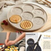 7 postion fry pan - High Quality