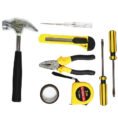 9 PCS Advanced Tool Set with Storage Box YL 8009A Model Durable Home Repair DIY Toolkit Organized Plastic Storage Box