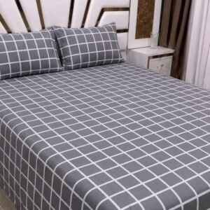 New Variety Pure Cotton King Size Bedsheet 3 Pieces